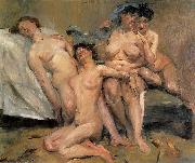 Lovis Corinth Frauengruppe oil on canvas